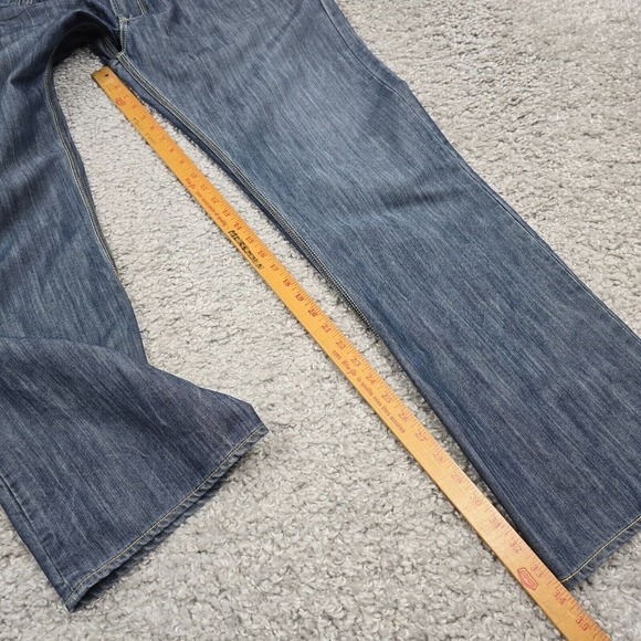 Levis 514 Jeans Mena 38x34 Blue Slim Straight Medium Wash Denim Skater Y2K‎ - Picture 12 of 14